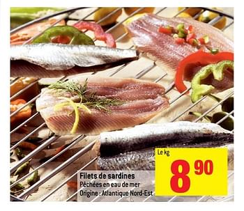 Promoties Filets de sardines - Huismerk - Match - Geldig van 25/04/2018 tot 01/05/2018 bij Match