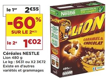Promoties Céréales nestle - Nestlé - Geldig van 17/04/2018 tot 29/04/2018 bij Super Casino