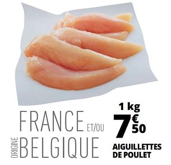 Promoties Aiguillettes de poulet - Huismerk - Auchan - Geldig van 25/04/2018 tot 30/04/2018 bij Auchan