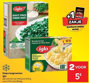 Promoties Diepvriesgroenten iglo - Iglo - Geldig van 25/04/2018 tot 07/05/2018 bij Carrefour