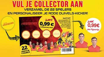 Carrefour Promotie Verzamel De 22 Spelers En Personaliseer Je Rode Duivels Kicker Huismerk Carrefour Speelgoed Geldig Tot 07 05 18 Promobutler