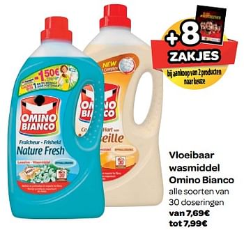 Promoties Vloeibaar wasmiddel omino bianco - Omino Bianco - Geldig van 25/04/2018 tot 07/05/2018 bij Carrefour