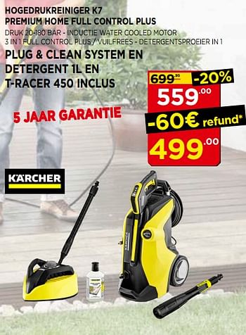 Promoties Kärcher hogedrukreiniger k7 premium home full control plus - Kärcher - Geldig van 01/05/2018 tot 31/05/2018 bij Bouwcenter Frans Vlaeminck