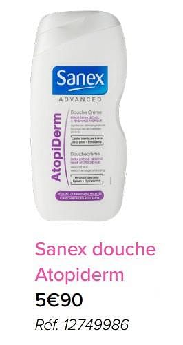 Promoties Sanex douche atopiderm - Sanex - Geldig van 01/05/2018 tot 31/05/2018 bij Euro Shop