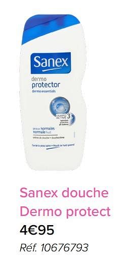 Promoties Sanex douche dermo protect - Sanex - Geldig van 01/05/2018 tot 31/05/2018 bij Euro Shop