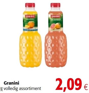 Promoties Granini volledig assortiment - Granini - Geldig van 25/04/2018 tot 08/05/2018 bij Colruyt