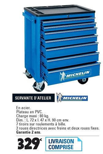 Promoties Servante d`atelier - Michelin - Geldig van 06/02/2018 tot 31/12/2018 bij E.Leclerc