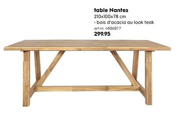 Promoties Table nantes - Royal Patio - Geldig van 09/04/2018 tot 31/05/2018 bij Blokker