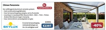 Promoties Climax panorama - Skylux - Geldig van 26/04/2018 tot 09/05/2018 bij Cevo Market