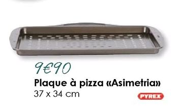 Promoties Plaque à pizza asimetria - Pyrex - Geldig van 18/03/2018 tot 31/08/2018 bij E.Leclerc