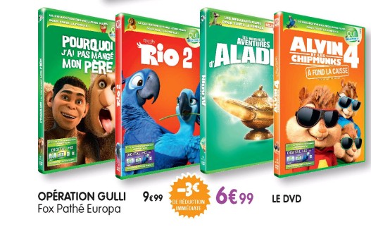 Promotions Opération gulli dvd - Produit Maison - E.Leclerc - Valide de 04/04/2018 à 09/06/2019 chez E.Leclerc