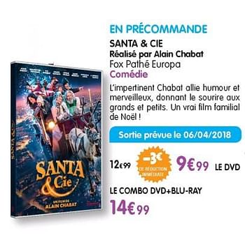 Promotions Santa + cie dvd - Produit Maison - E.Leclerc - Valide de 04/04/2018 à 09/06/2019 chez E.Leclerc