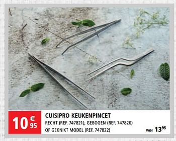 Promoties Cuisipro keukenpincet - Cuisipro - Geldig van 27/04/2018 tot 15/05/2018 bij ShopWillems