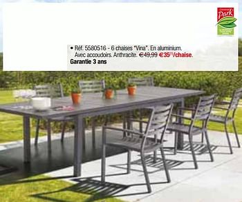 Promotions Chaise vina central park - Central Park - Valide de 09/05/2018 à 28/05/2018 chez Brico