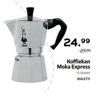 Promoties Bialetti koffiekan moka express - Bialetti - Geldig van 27/04/2018 tot 31/05/2018 bij ShopWillems
