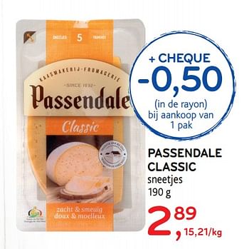 Promoties Passendale classic - Passendale - Geldig van 09/05/2018 tot 22/05/2018 bij Alvo