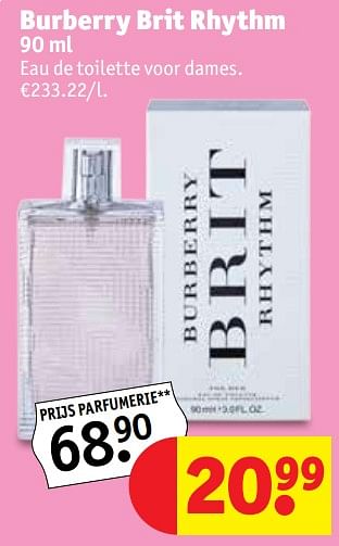 Burberry brit eau de toilette clearance kruidvat