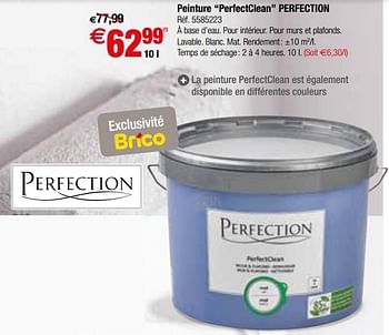 Promotions Peinture perfectclean perfection - Perfection - Valide de 09/05/2018 à 28/05/2018 chez Brico