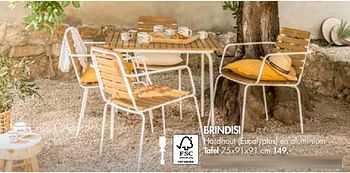 Promoties Bindisi tafel - Huismerk - Casa - Geldig van 30/04/2018 tot 27/05/2018 bij Casa