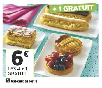 Produit Maison Geant Casino Gateaux Assortis En Promotion Chez Geant Casino