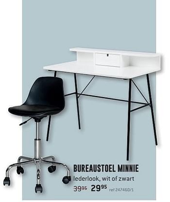 Promoties Bureaustoel minnie - Huismerk - Free Time - Geldig van 30/04/2018 tot 27/05/2018 bij Freetime