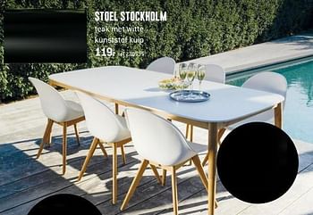 Promoties Stoel stockholm - Huismerk - Free Time - Geldig van 30/04/2018 tot 27/05/2018 bij Freetime