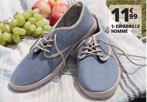 Inextenso Espadrille homme in extenso En promotion chez Auchan Ronq