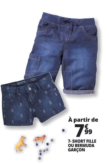 Auchan discount short fille