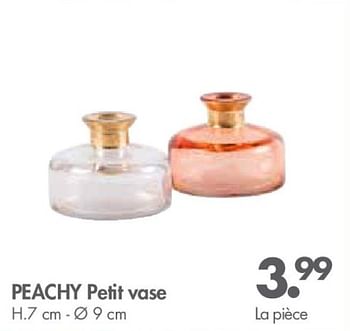 Promotions Peachy peit vase - Produit maison - Casa - Valide de 30/04/2018 à 27/05/2018 chez Casa