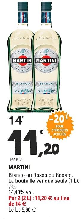 Promo Martini l'Apéritivo Sans Alcool Floreale chez E.Leclerc