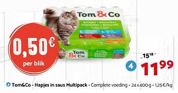 Promoties tOm+co - hapies in saus multipack - Huismerk - Tom & Co - Geldig van 02/05/2018 tot 13/05/2018 bij Tom&Co