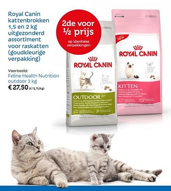 Promoties Royal canin feline health nutrition outdoor - Royal Canin - Geldig van 08/05/2018 tot 19/05/2018 bij Aveve