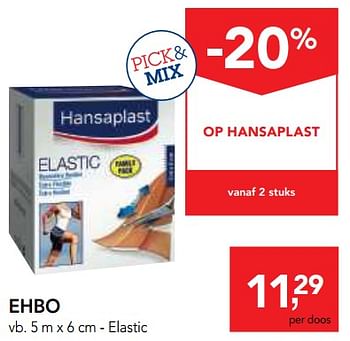 Promoties Hansaplast elastic ehbo - Hansaplast - Geldig van 09/05/2018 tot 22/05/2018 bij Makro