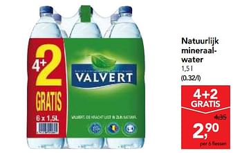 Promoties Valvert natuurlijk mineraalwater - Valvert - Geldig van 09/05/2018 tot 22/05/2018 bij Makro