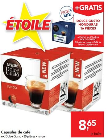 Promotions Capsules de café - Nescafe - Valide de 09/05/2018 à 22/05/2018 chez Makro