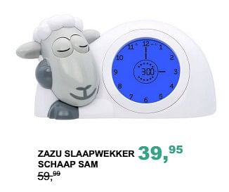 Promoties Zazu slaapwekker schaap sam - Huismerk - Baby & Tiener Megastore - Geldig van 30/04/2018 tot 22/05/2018 bij Baby & Tiener Megastore
