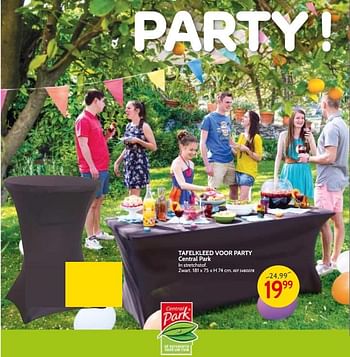 Promotions Tafelkleed voor party central park - Central Park - Valide de 09/05/2018 à 28/05/2018 chez BricoPlanit