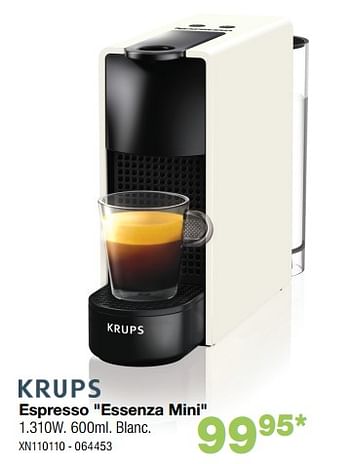 Promotions Krups espresso essenza mini - Krups - Valide de 02/05/2018 à 27/05/2018 chez Home & Co