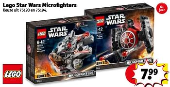 Lego star wars microfighters uit 75193 en - Promotie bij Kruidvat