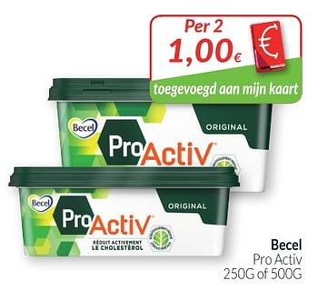 Promoties Becel pro activ - Becel - Geldig van 01/05/2018 tot 31/05/2018 bij Intermarche