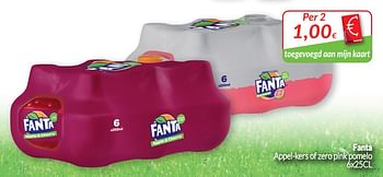 Promoties Fanta appel-kers of zero pink pomelo - Fanta - Geldig van 01/05/2018 tot 31/05/2018 bij Intermarche