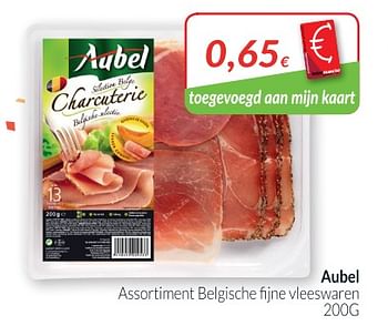 Promotions Aubel assortiment belgische fljne vleeswaren - Aubel - Valide de 01/05/2018 à 31/05/2018 chez Intermarche