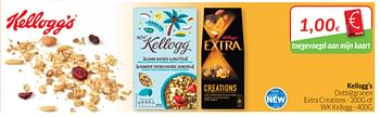 Promotions Kellogg`s ontbijtgranen extra creations of wk kellogg - Kellogg's - Valide de 01/05/2018 à 31/05/2018 chez Intermarche