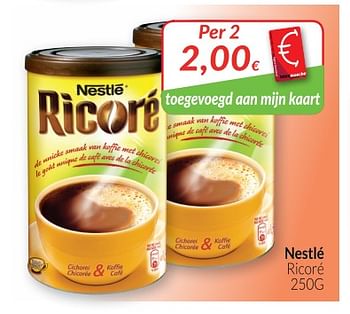 Promoties Nestlé ricoré - Nestlé - Geldig van 01/05/2018 tot 31/05/2018 bij Intermarche