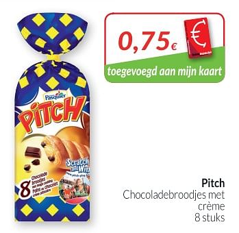 Promotions Pitch chocoladebroodjes met creme - Brioche pasquier - Valide de 01/05/2018 à 31/05/2018 chez Intermarche