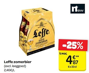 Promoties Leffe zomerbier - Leffe - Geldig van 09/05/2018 tot 21/05/2018 bij Carrefour