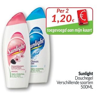 Promotions Sunlight douchegel - Sunlight - Valide de 01/05/2018 à 31/05/2018 chez Intermarche