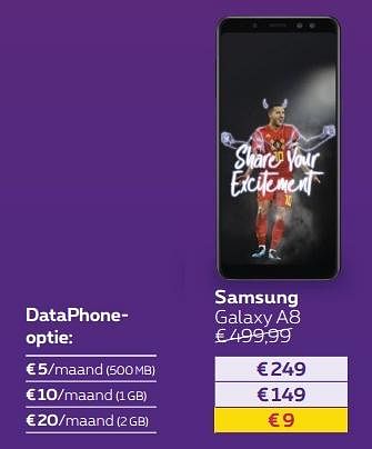 Promotions Samsung galaxy a8 - Samsung - Valide de 30/04/2018 à 01/07/2018 chez Proximus