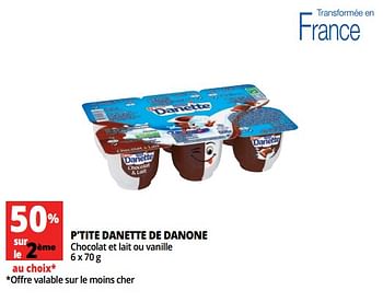 Danone P Tite Danette De Danone En Promotion Chez Auchan Ronq