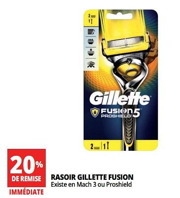 gillette fusion auchan